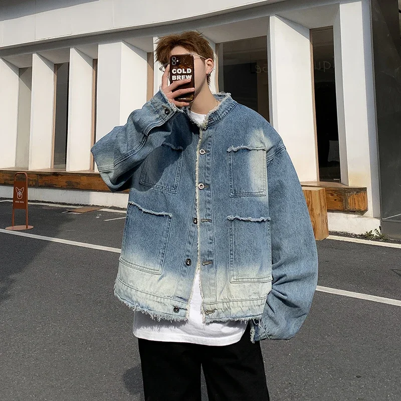 Retro Gaming Jacket - Jaqueta Jeans Masculina Americana Retrô Hip