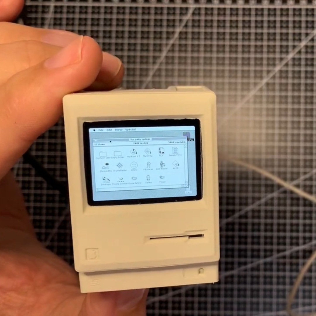 Retro Gaming Corps - Mini computador retrô Macintosh - Mini