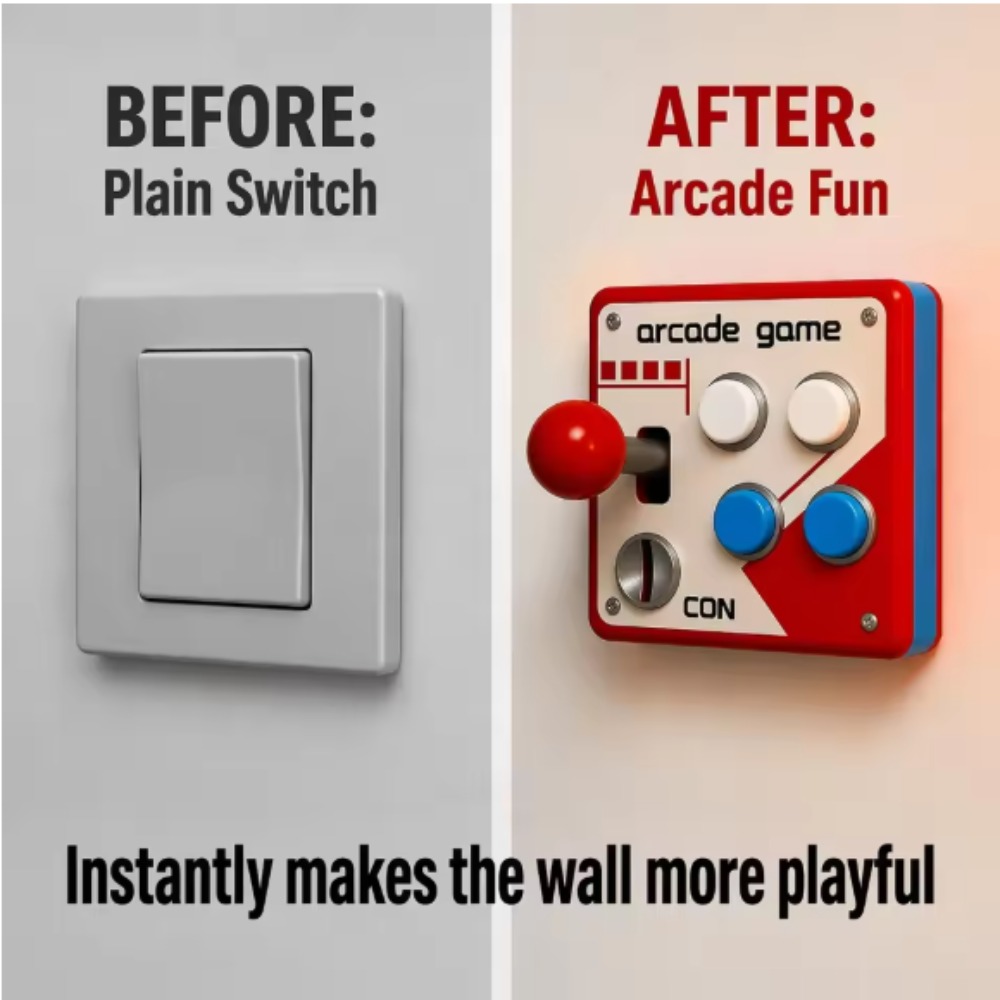 Retro Gaming Games - Capa de Placa para Joystick de
