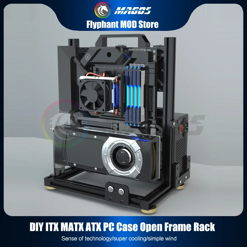 Retro Gaming Pc Case - Armário gamer diy, chassi itx matx