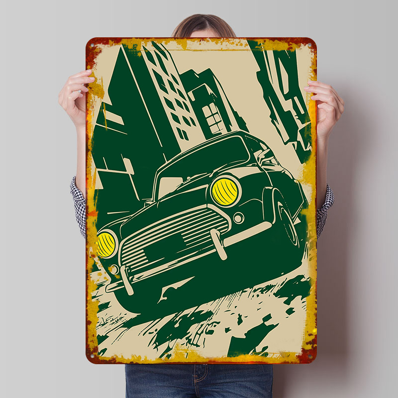 Retro Gaming Uk - Placa de Metal Vintage Personalizada com