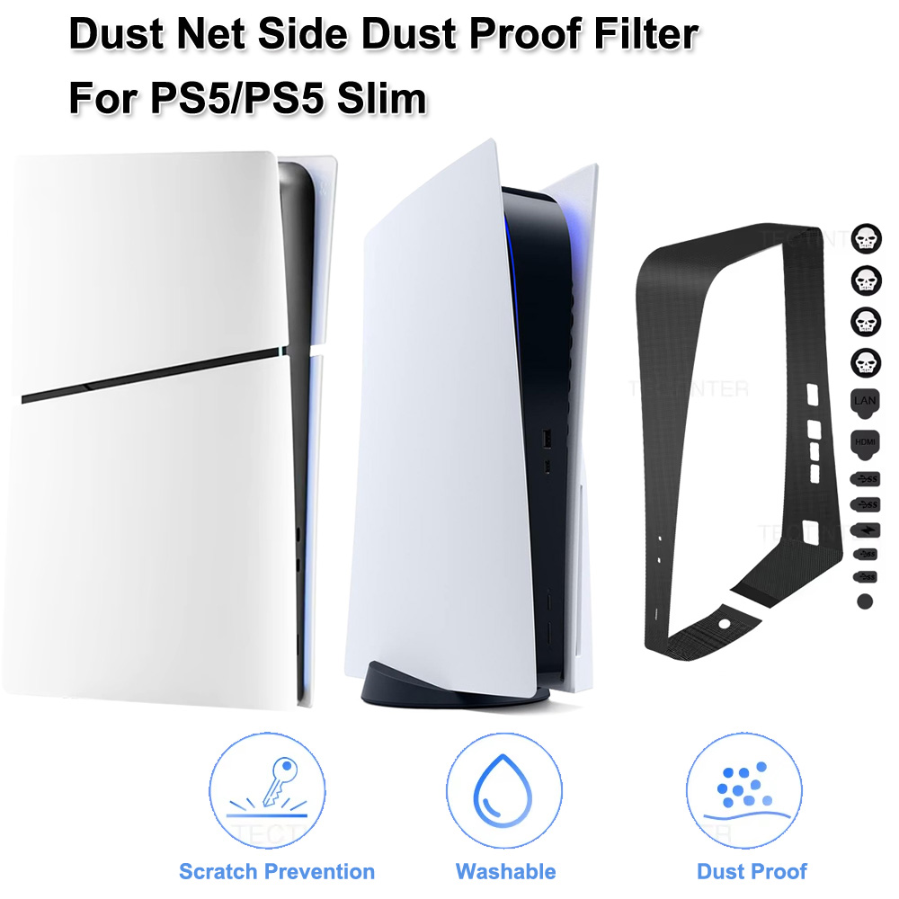 Console Dust Cover - Tampa lateral do filtro à prova