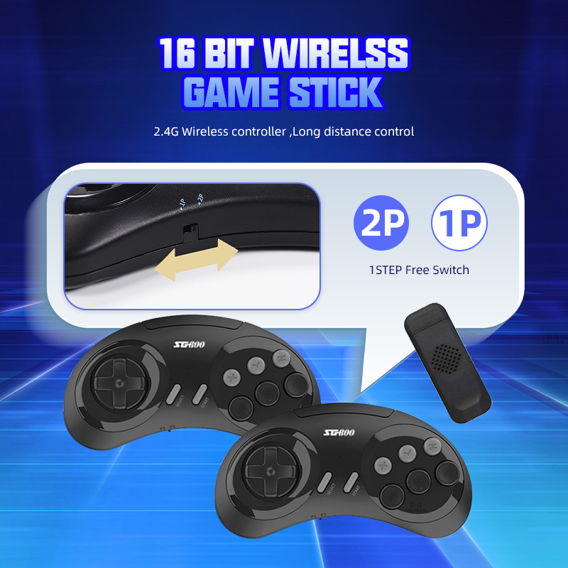 Retro Gaming Mister - Console Videogame Retrô Game Stick 16Bit