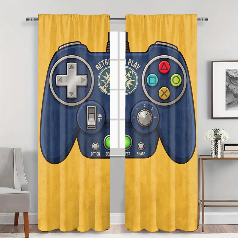 Cortina Decorativa para Sala d - Retro Gaming Youtube avaliação e preço