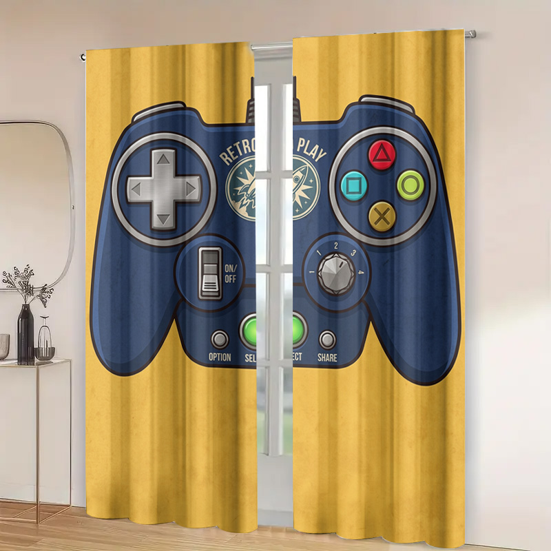 Cortina Decorativa para Sala d - Retro Gaming Youtube avaliação e preço