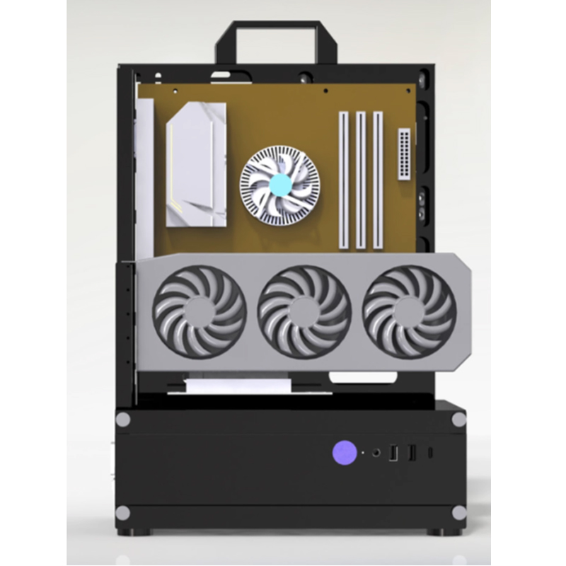 Tipo aberto caso do computador - Retro Gaming Pc Case avaliação e preço