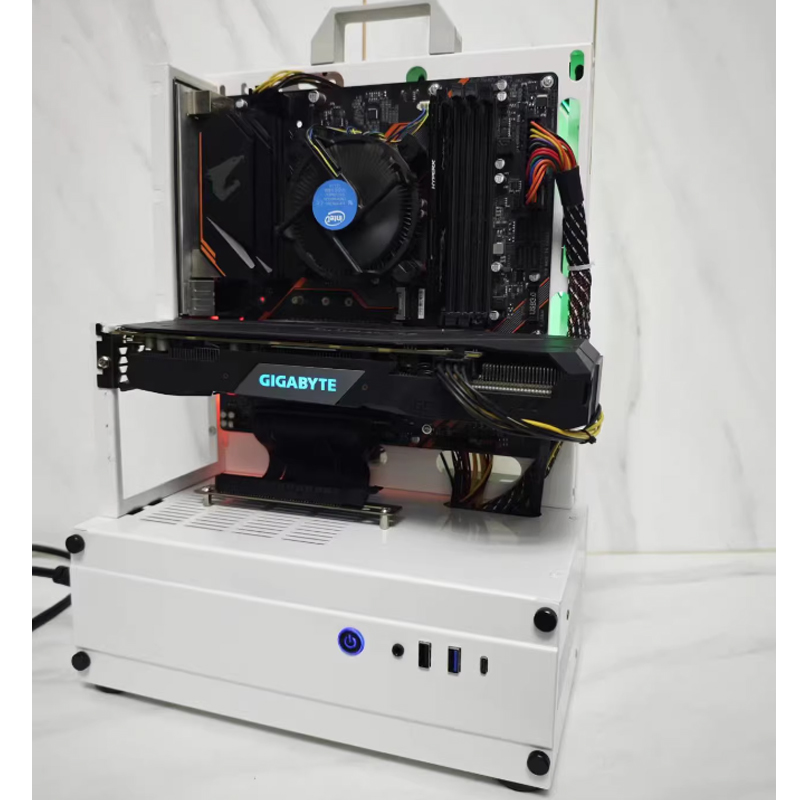 Tipo aberto caso do computador - Retro Gaming Pc Case avaliação e preço
