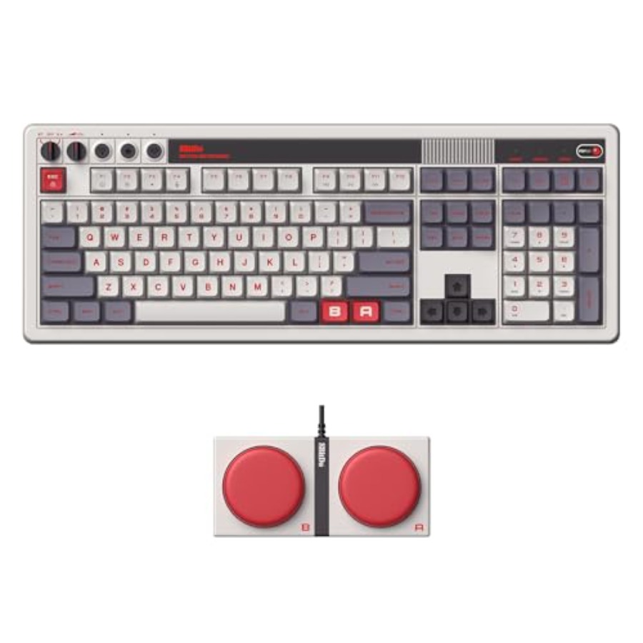 Teclado mecânico retro 108 par - Retro Gaming Uk avaliação e preço