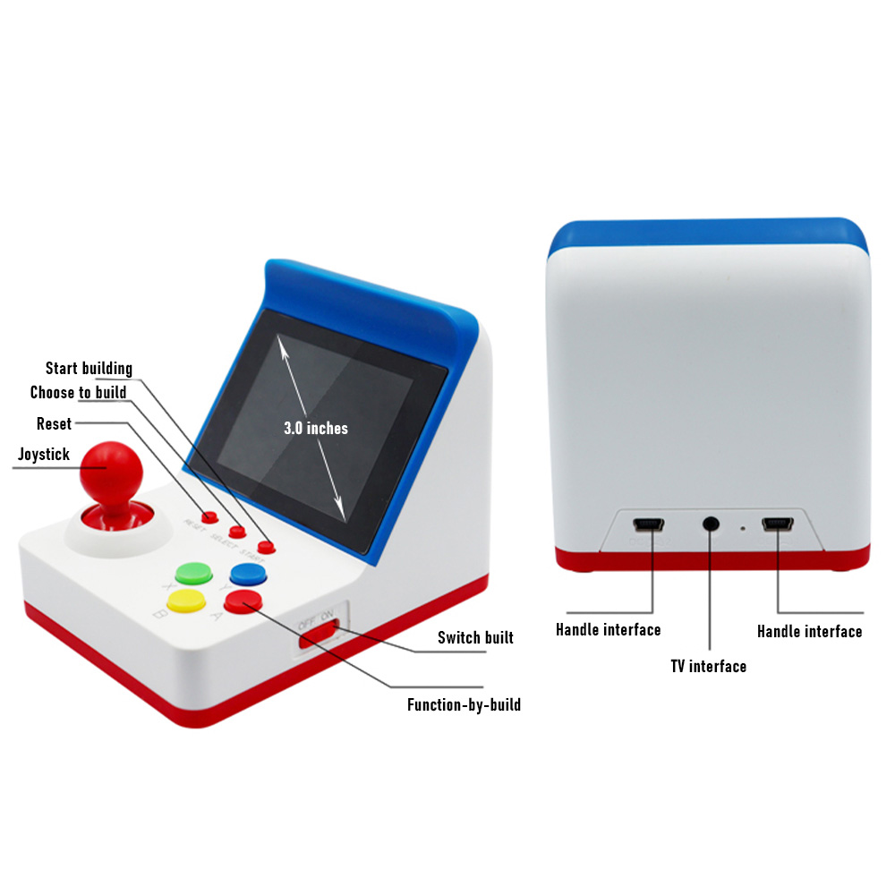 3inch 8Bit Retro Mini Estação  - Retro Gaming Games avaliação e preço