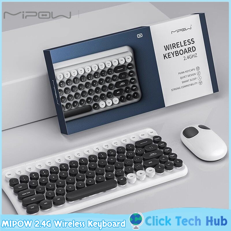Teclado Sem Fio MIPOW 2.4G com - Retro Gaming Mini Pc avaliação e preço