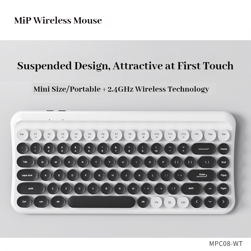 Teclado Sem Fio MIPOW 2.4G com - Retro Gaming Mini Pc avaliação e preço