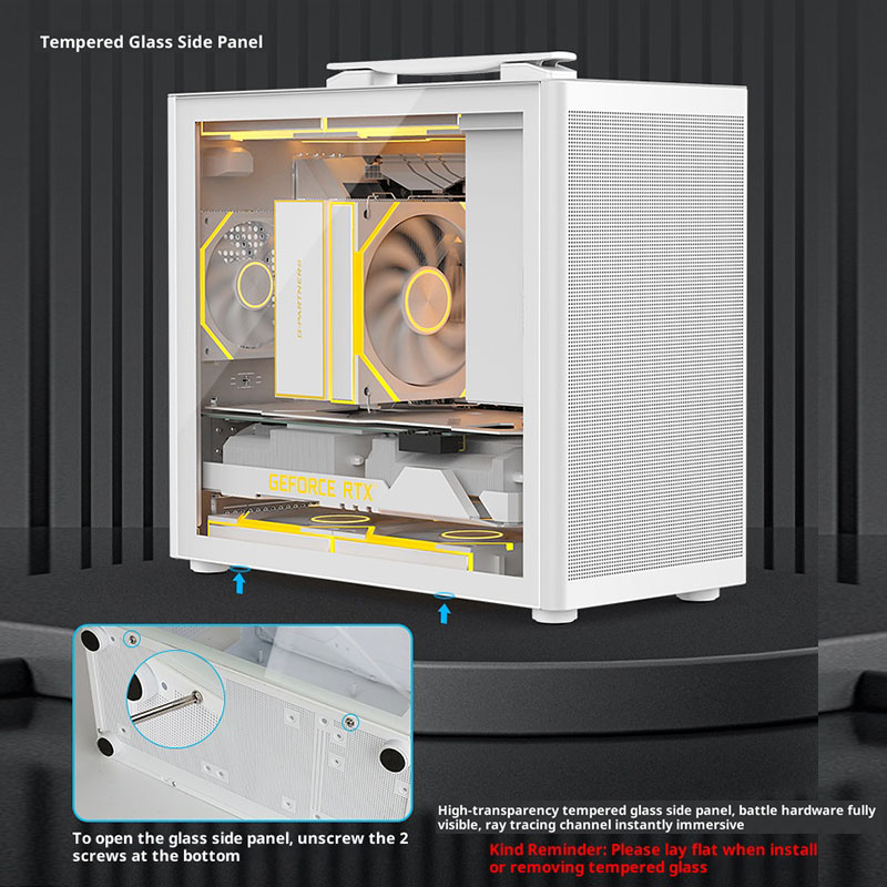 Gabinete de PC M5 Ultra MATX p - Retro Gaming Pc Case avaliação e preço
