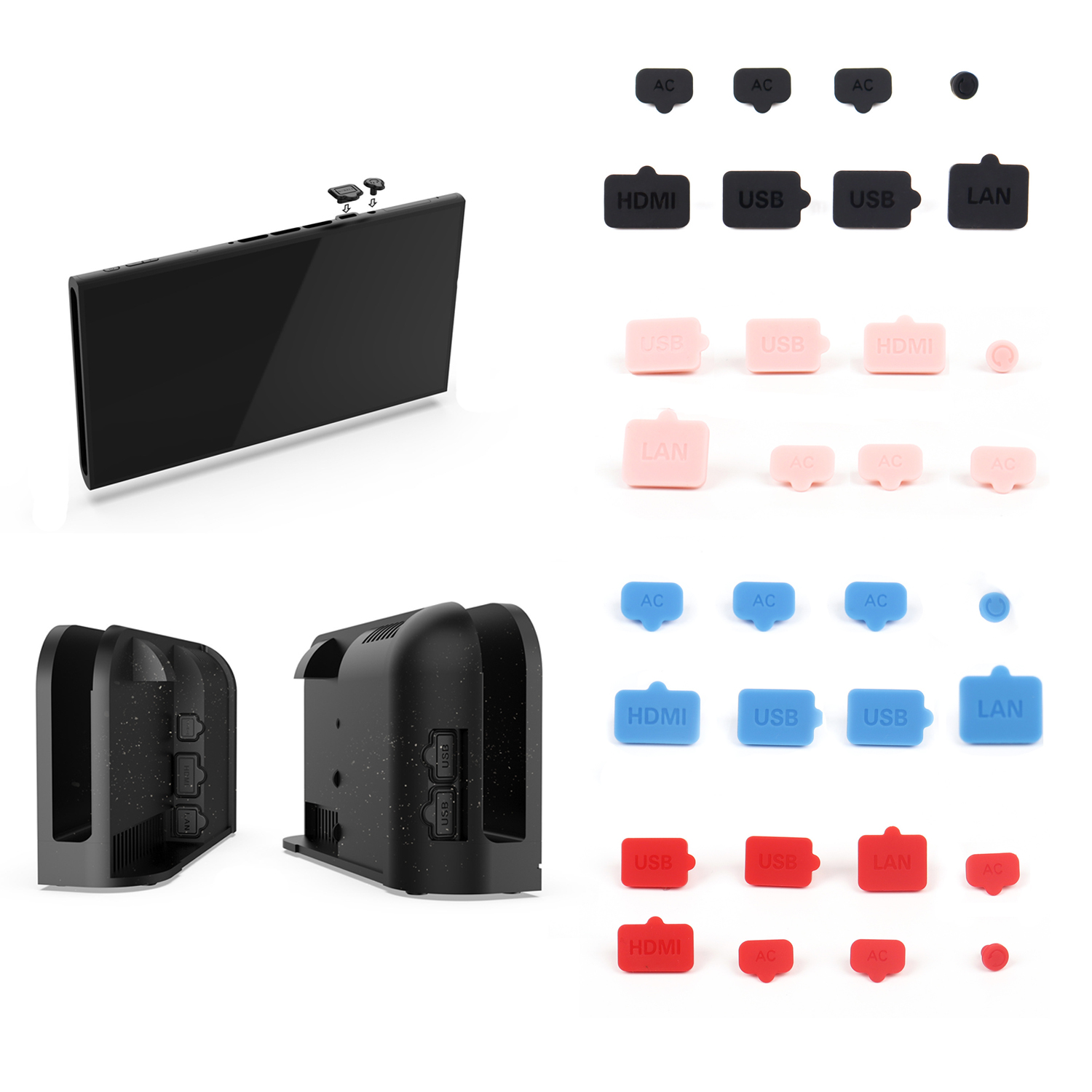 Anti-poeira plug silicone usb  - Console Dust Cover avaliação e preço