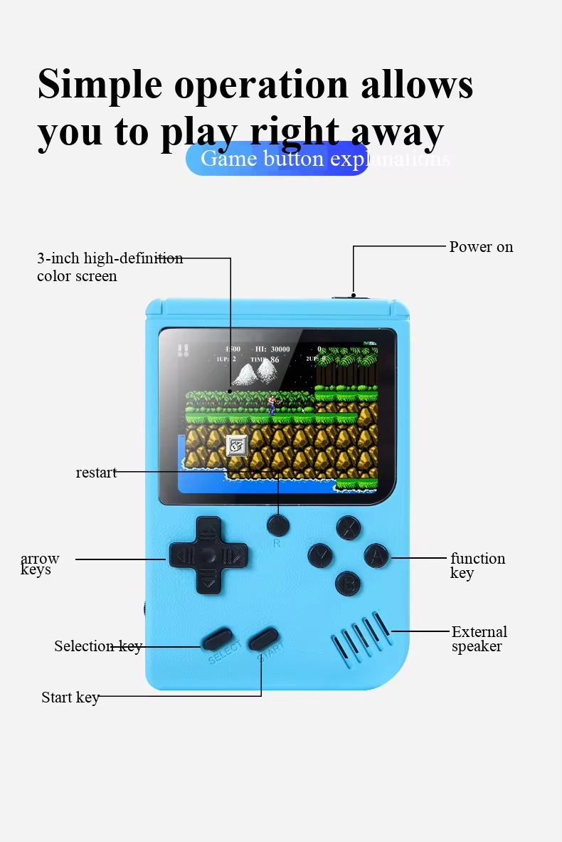 Console de jogos portátil retr - Retro Gaming Console Lego avaliação e preço