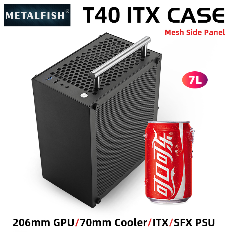 Metalfish t40 mini itx caixa p - Retro Gaming Pc Case avaliação e preço