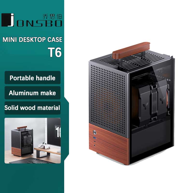 Jonsbo t6 itx pc caso mini tor - Retro Gaming Pc Case avaliação e preço