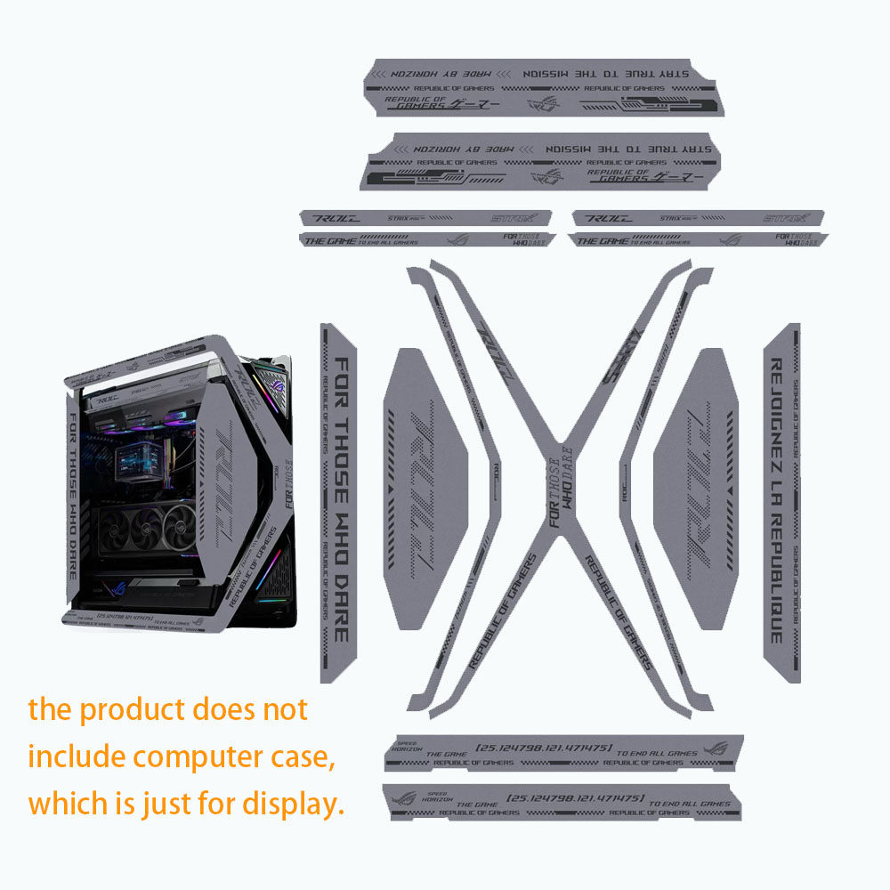 15 pçs adesivos diy para asus  - Retro Gaming Pc Case avaliação e preço