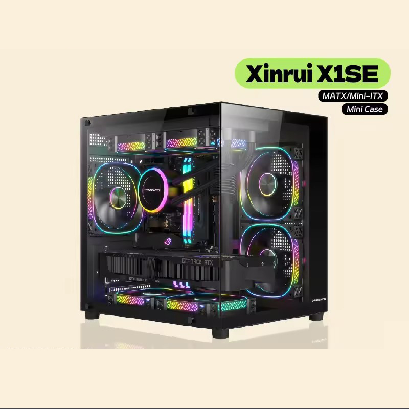 G-PARTNERS Xinrui X1SE Gabinet - Retro Gaming Pc Case avaliação e preço