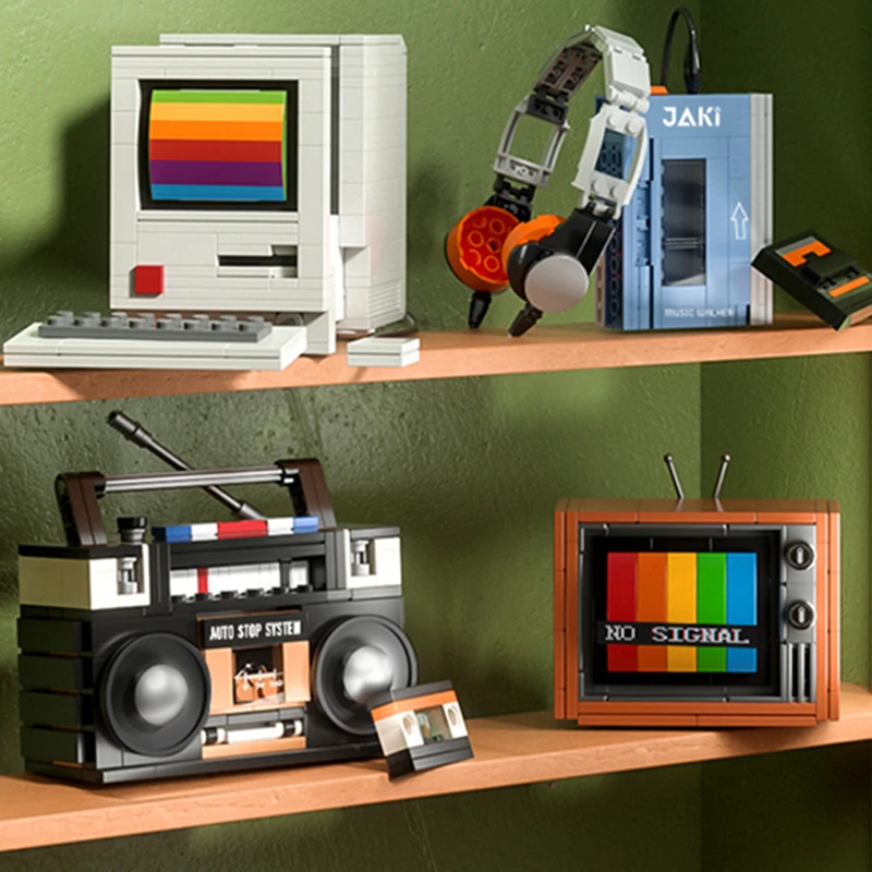 Diy retro aparelhos elétricos  - Retro Gaming Console Lego avaliação e preço